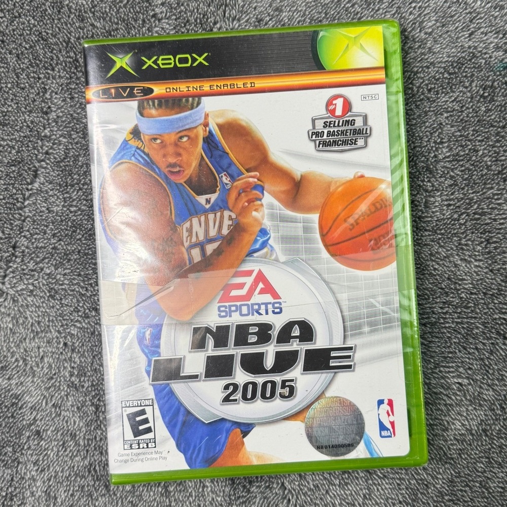 NBA Live 05 Microsoft Xbox Original EA Sports Factory Sealed New Carmelo Anthony